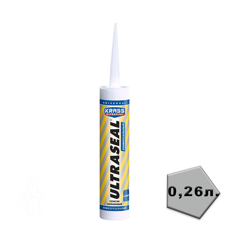 Герметик силиконовый KRASS универсальный бесцветный 260 мл