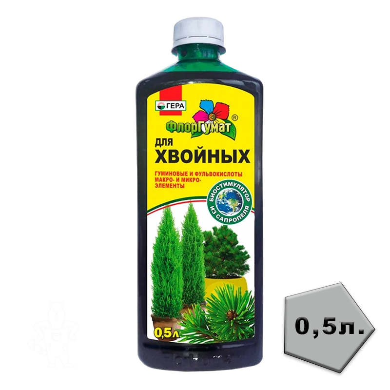 00007014 ФлорГумат "для Хвойных" 0,5л — изображение 1