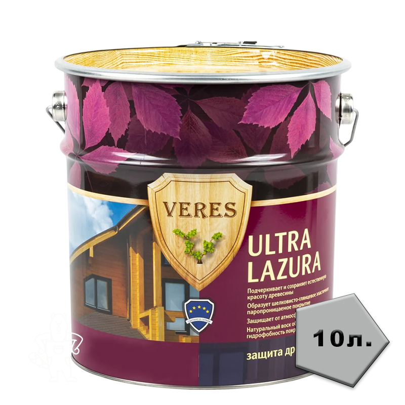 ВЕРЕС УЛЬТРА ЛАЗУРА № 4 ОРЕХ 10 Л "VERES"