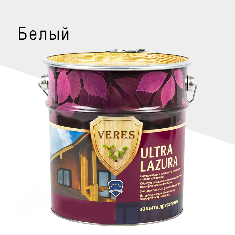 ВЕРЕС УЛЬТРА ЛАЗУРА №12 БЕЛЫЙ 10 Л "VERES"