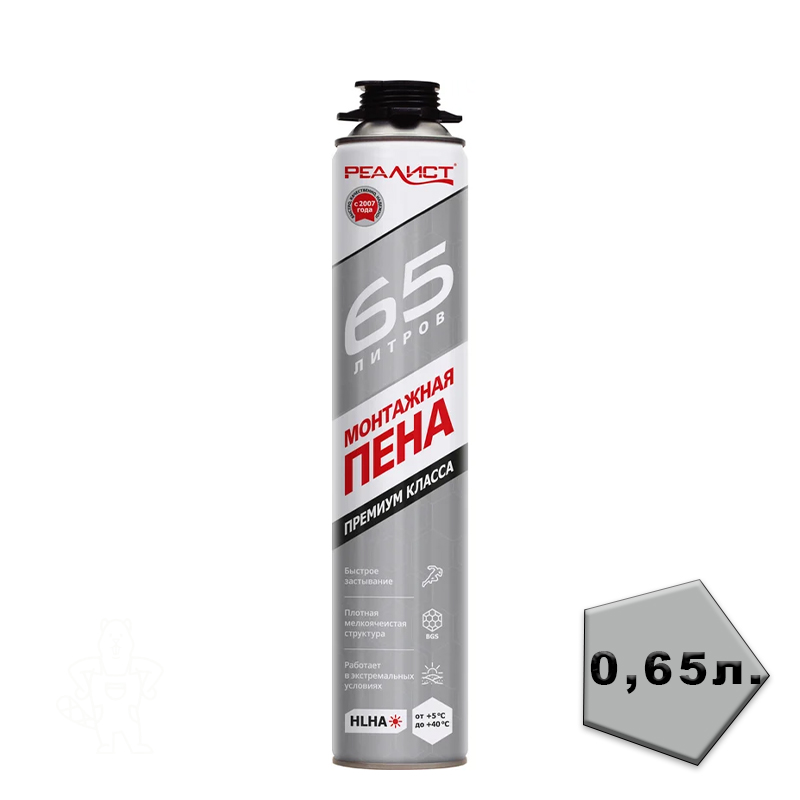 ПЕНА REALIST 650МЛ