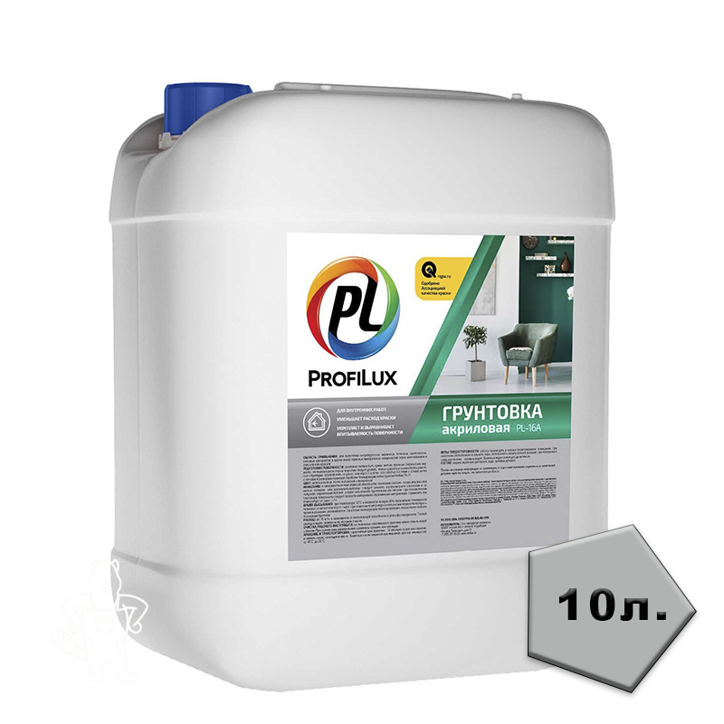 Грунт для внутренних работ акриловый Profilux PL-16A 10 л.,