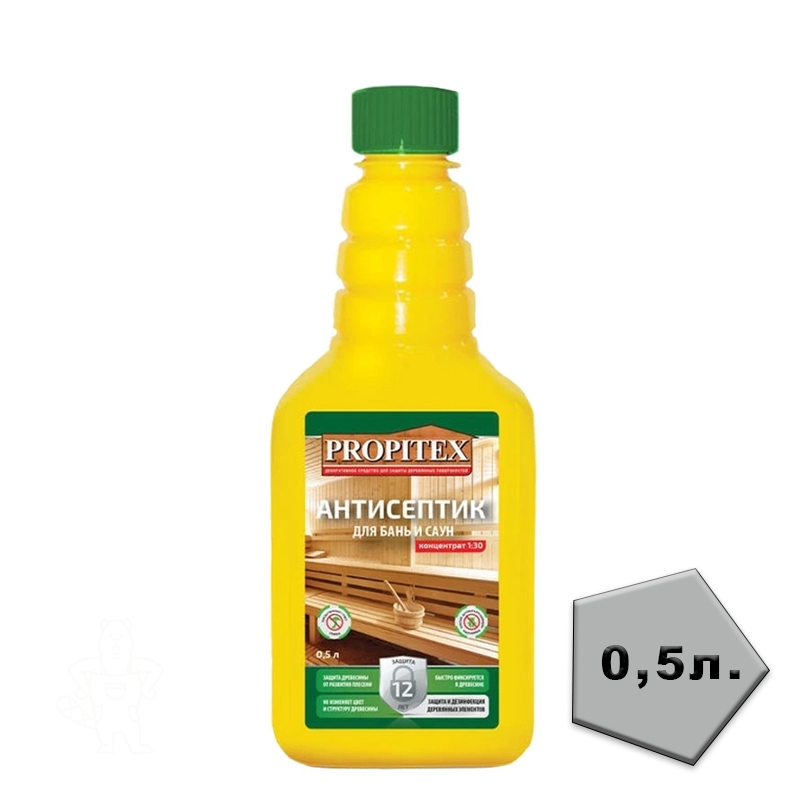 Состав защитный для бань и саун PROPITEX 0,5кг