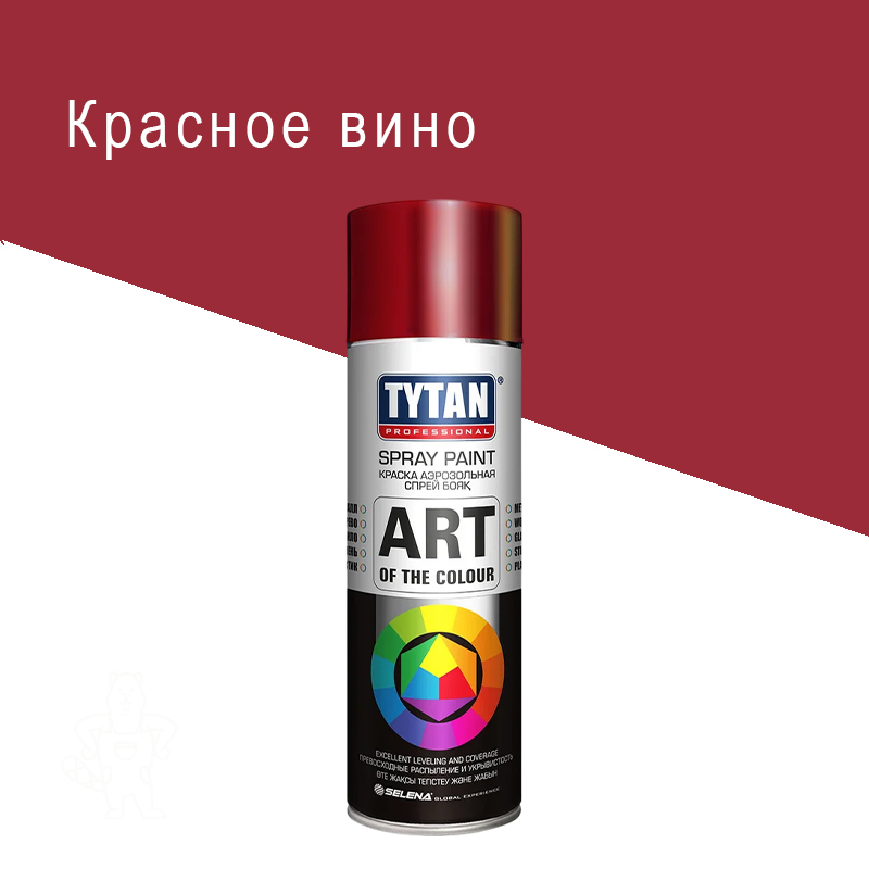 Краска аэрозольная красное вино 400 мл TYTAN