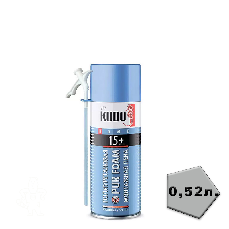 Пена монтажная "НОМЕ15+ 520МЛ/380Г. KUDO