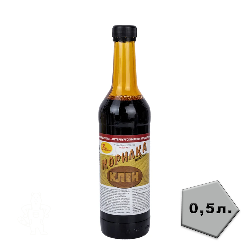 Морилка неводная Новбытхим клен 0,5 л