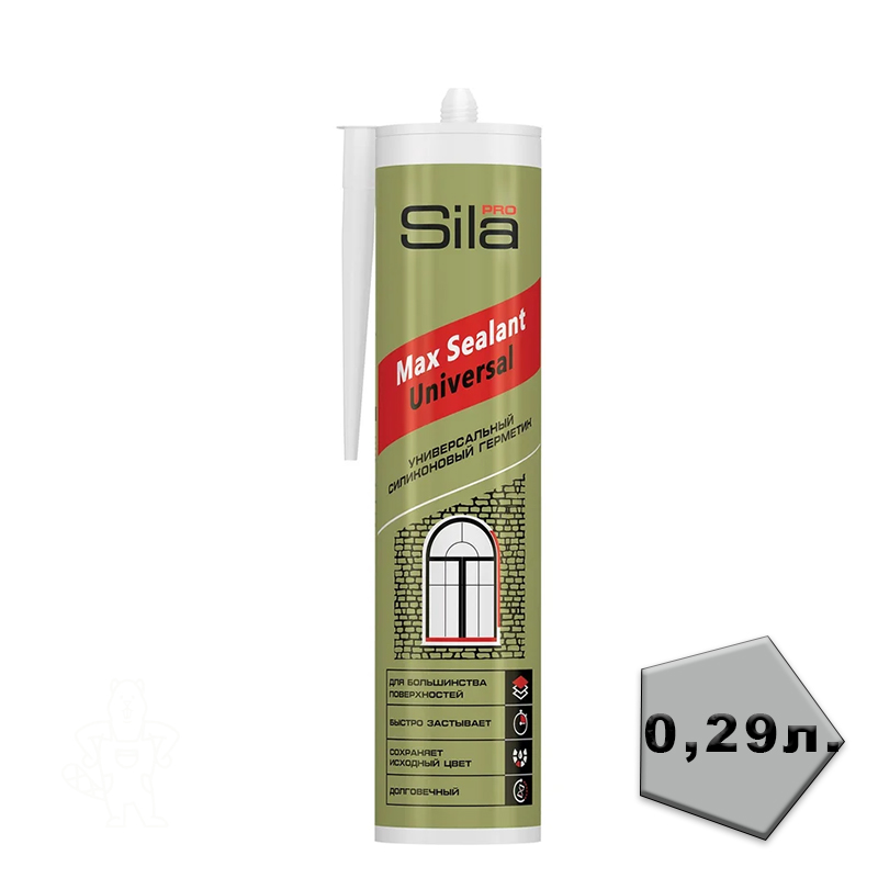 SILA PRO Max Sealant Герметик силиконовый санитарный бесцветный 290 мл