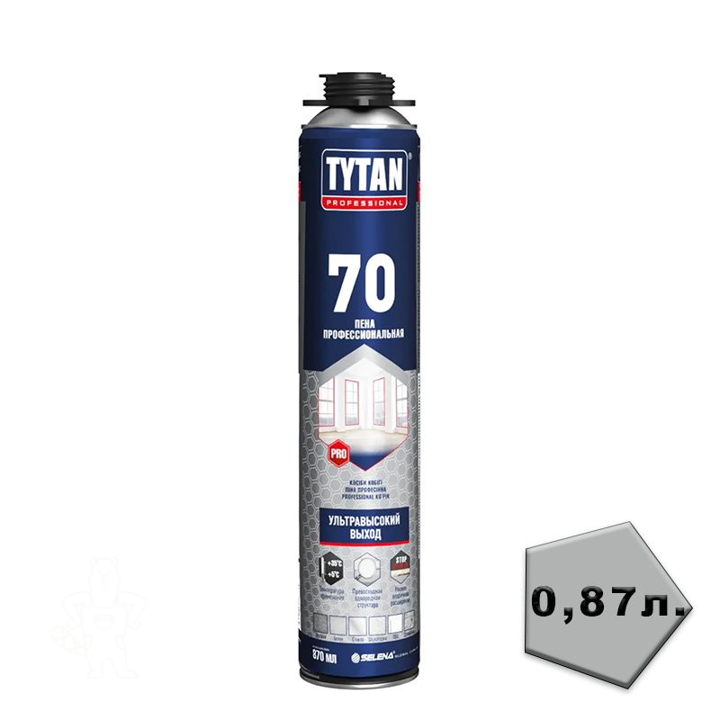 Пена монтажная профессиональная TYTAN PROF 870 мл