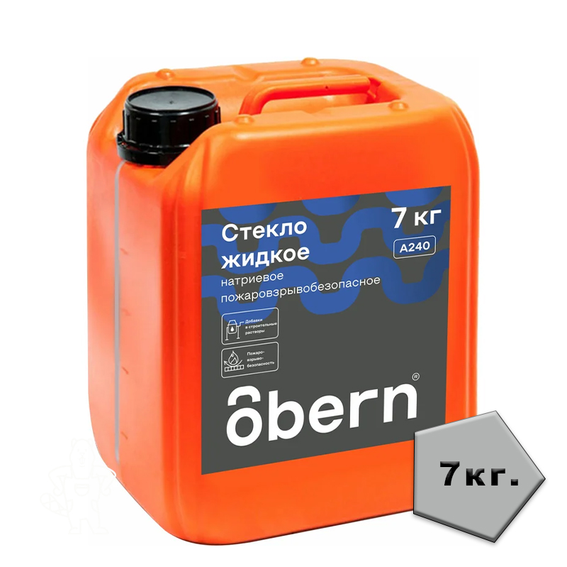 Жидкое стекло ОБЕРН 7 кг