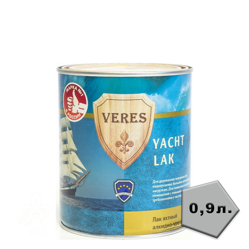 ВЕРЕС ЛАК ЯХТНЫЙ АЛК-УРЕТАН. ГЛЯНЦ. 0,9 Л