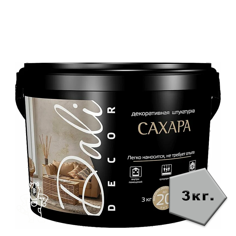 Штукатурка декоративная "САХАРА" Dali-Decor 3 кг