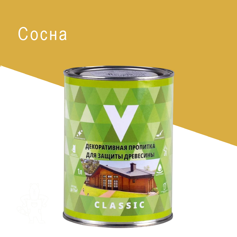 Пропитка декоративная "CLASSIC" Сосна 1 л "V"
