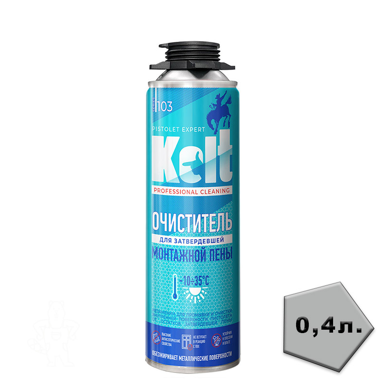 Очиститель от монтаж. пены KOLT 360г