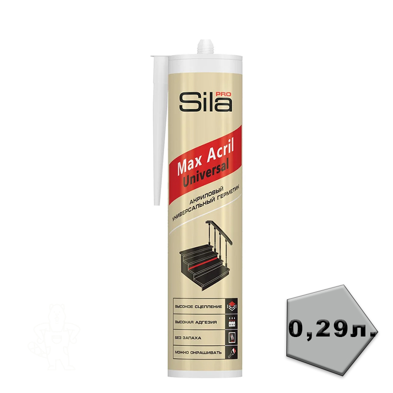 SILA PRO MAX Acril Universal Герметик акриловый белый 290 мл