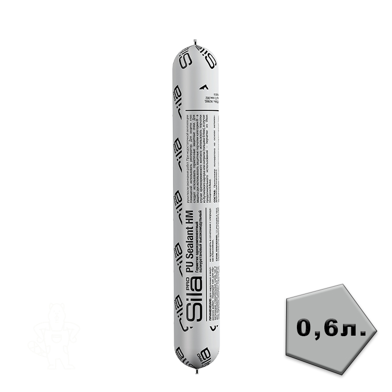 Sila Pro PU Sealant HM 600 Grey Герметик полиуретан.серый RAL 7004 600мл