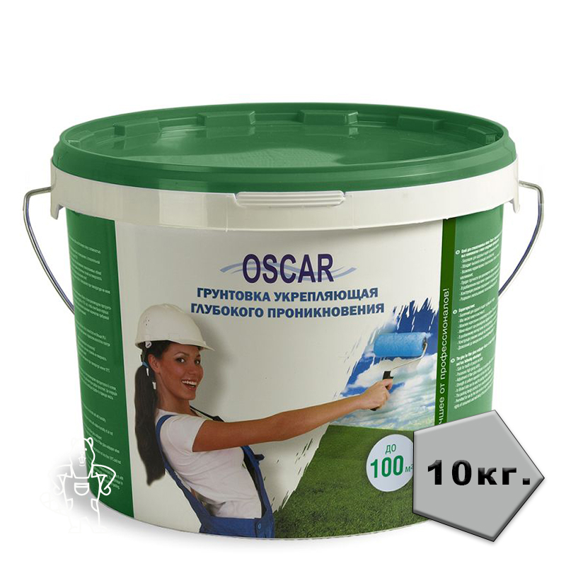 Грунт для внутренних и наружных работ ОСКАР 10кг