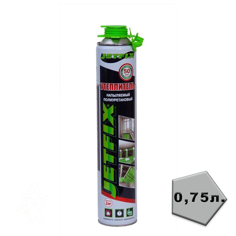 Утеплитель напыляемый Jetfix 750 мл