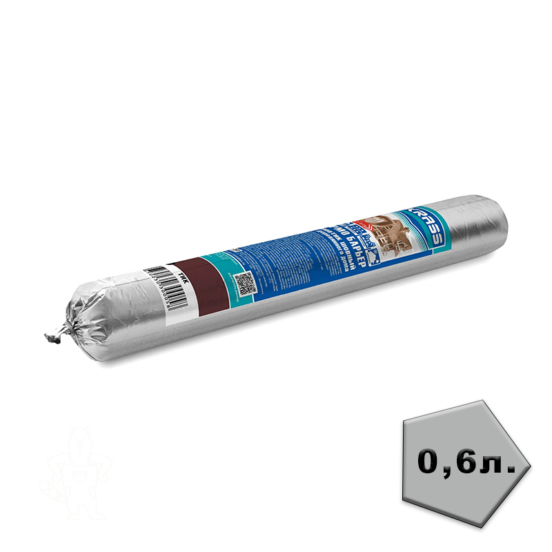 Герметик акриловый KRASS ТермоБарьер для деревянного дома 600 мл Тик