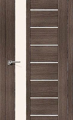 Дверь ЭКО Порта 27 Bianco Veralinga Mirox Grey 200*60