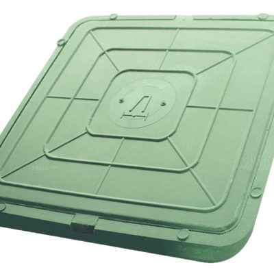 Люк квадратный зеленый 3т