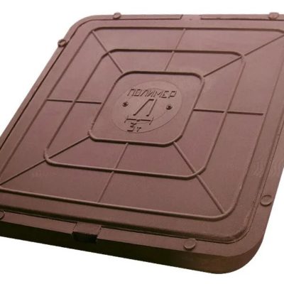 Люк квадратный коричневый 3 т