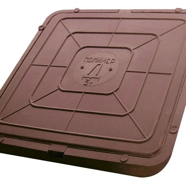 Люк квадратный коричневый 3 т