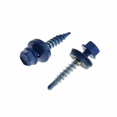 Саморез кровельный Синий 4