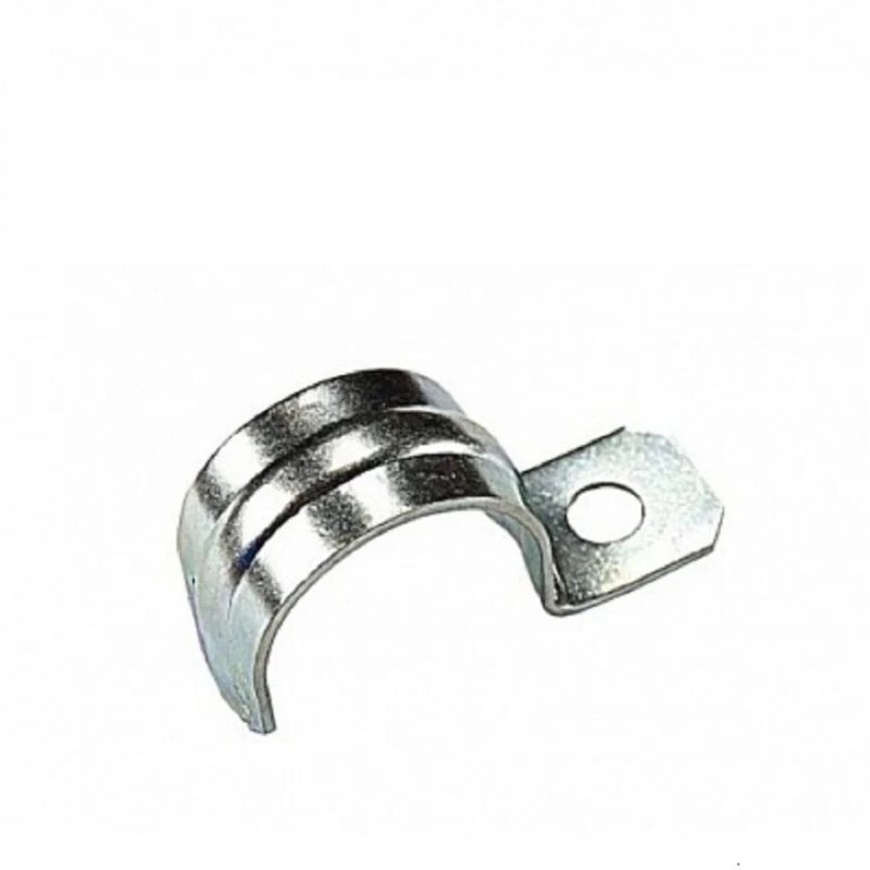 Скоба металлическая однолапковая СМО d 16-17мм