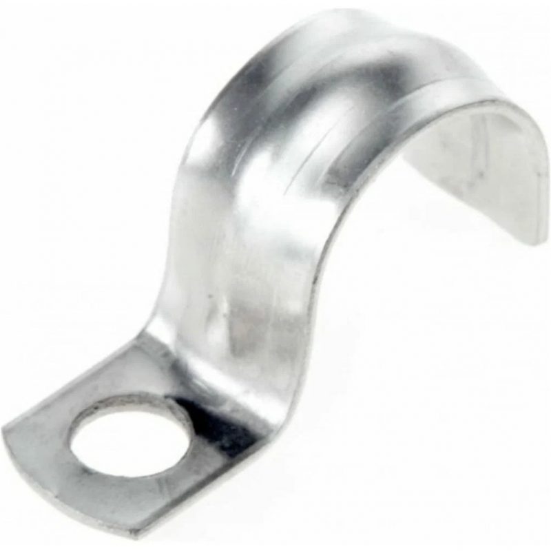 Скоба металлическая однолапковая СМО d 25-26мм