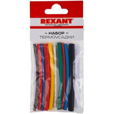 Набор термоусадочной трубки №6 "МАКСИМУМ" REXANT (10)