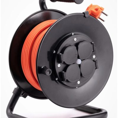 Удлинитель на катушке 4*20м(ПВС 3*1