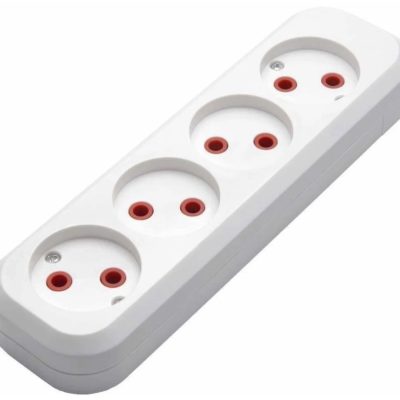 Колодка удлинителя 4 гн б/з Makel (20/120)