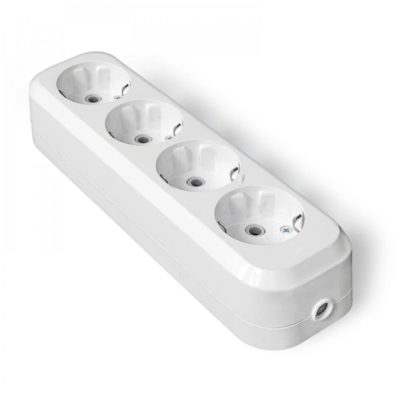 Колодка удлинителя 4 гн с/з Makel (20/80)