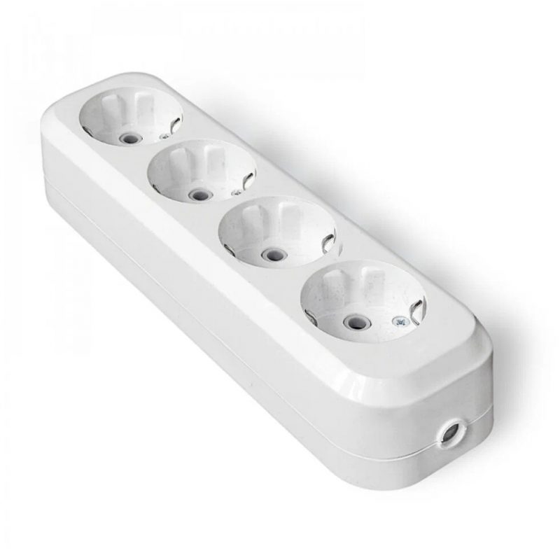 Колодка удлинителя 4 гн с/з Makel (20/80)