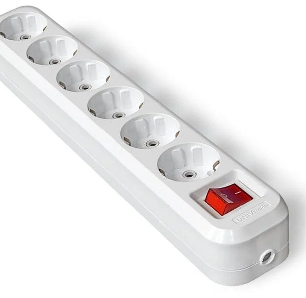 Колодка удлинителя 6 гн с/з Makel (15/60)