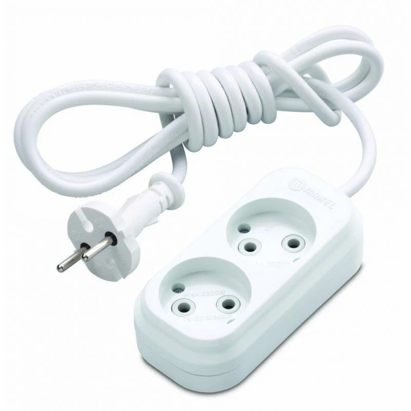 Удлинитель 2x5 м б/з Makel (1/12/48)