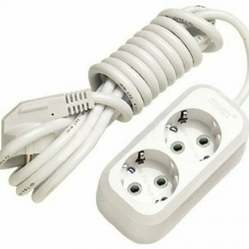 Удлинитель 2x5 м с/з Makel (1/12/24)