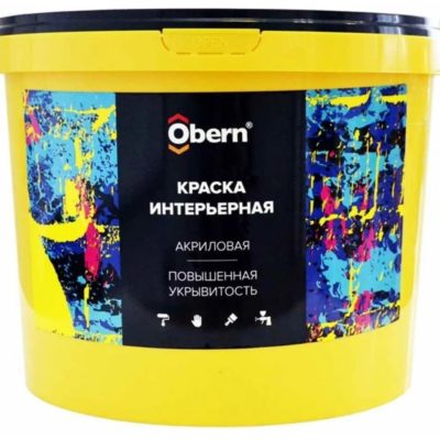 КРАСКА ИНТЕРЬЕРНАЯ ВЛАГОСТОЙКАЯ ОБЕРН 3КГ