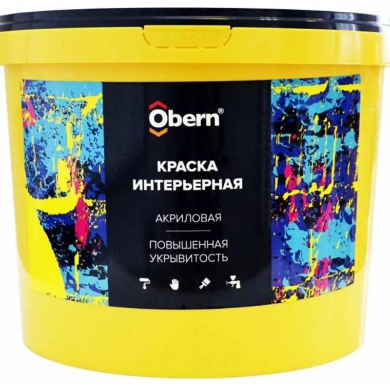 КРАСКА ИНТЕРЬЕРНАЯ ВЛАГОСТОЙКАЯ ОБЕРН 3КГ