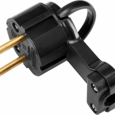 Вилка универсальная В6-002 черная с кембриком