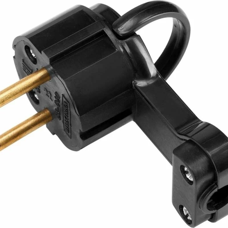 Вилка универсальная В6-002 черная с кембриком