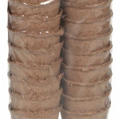 ГОРШКИ ТОРФЯНЫЕ  60*60 ММ УПАК. 20 ШТ. (1/72)