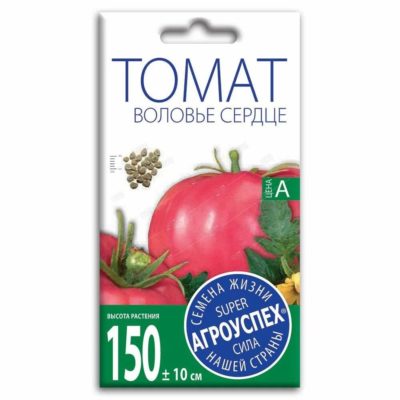 СЕМЕНА  ТОМАТ  "ВОЛОВЬЕ СЕРДЦЕ РОЗОВОЕ"  СРЕДНИЙ (И)  0