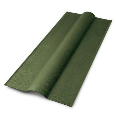 Конек для листа кровельного волнистого ГУТТА Зелен.