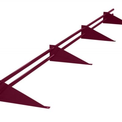 Снегозадержатель трубчатый 3м.  (Вишневый)