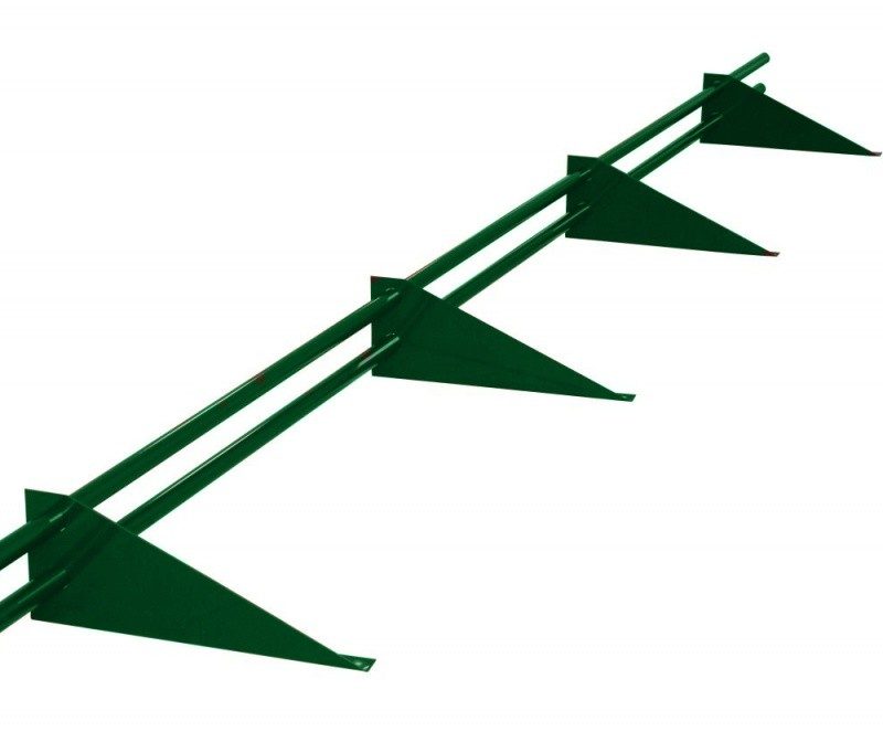 Снегозадержатель трубчатый 3м. (Зеленый)