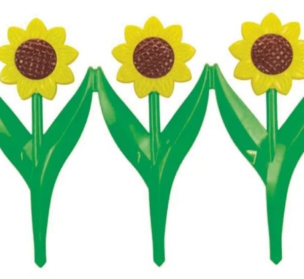 ЗАБОР ДЕКОРАТИВНЫЙ "ПОДСОЛНУХИ"  ПЛАСТ. 0