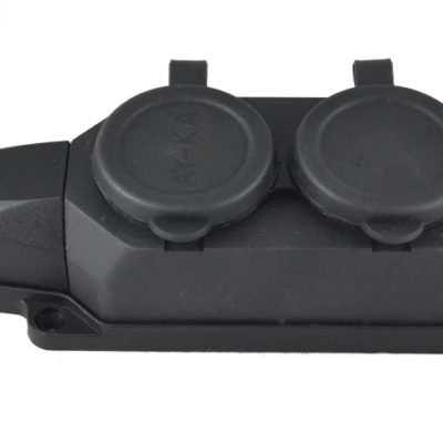 Колодка для удлинителя 2гн. с/з 16А