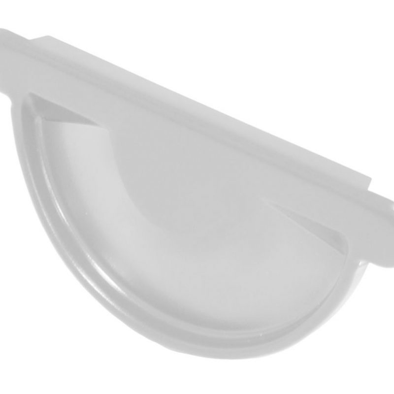 Заглушка торцевая Ф-125 (RAL-9003) РЕ БЕЛЫЙ