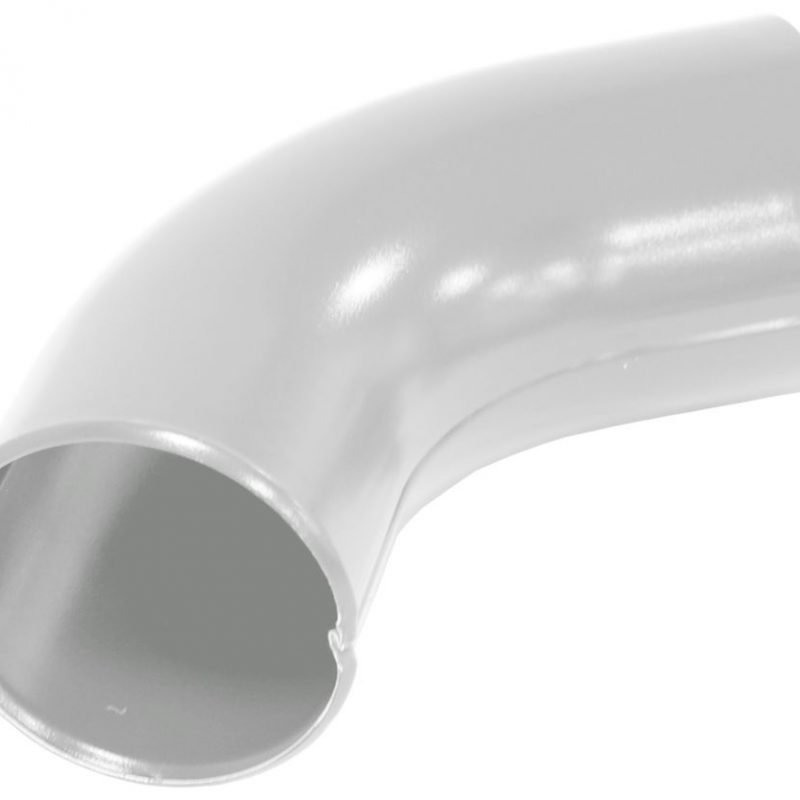 Колено стока Ф-90 (RAL-9003) РЕ БЕЛЫЙ